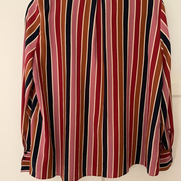 Cool Stripes Button Down Blouse - Picture 4 of 4